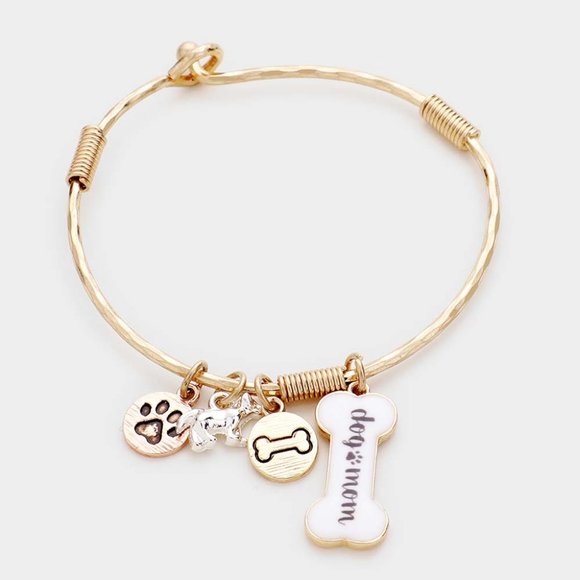 dog mom charm bracelet